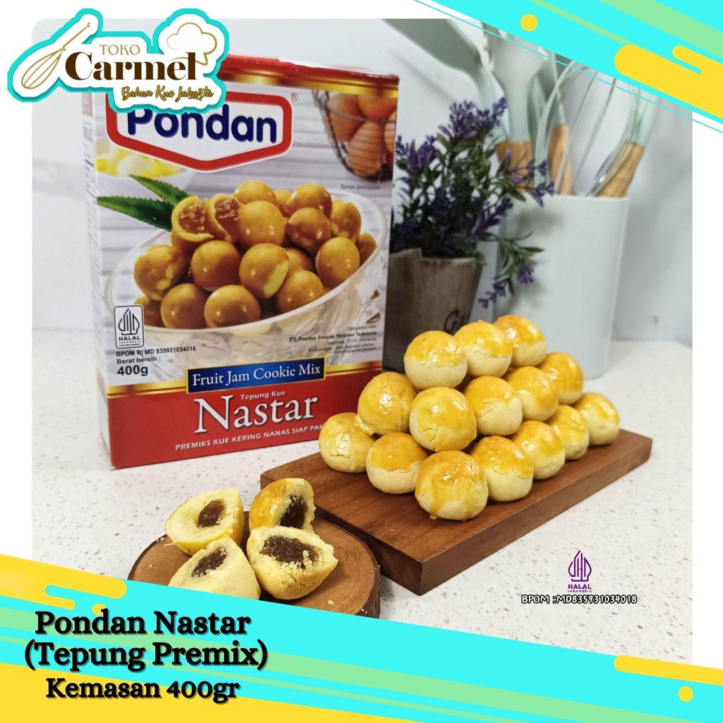 Pondan Nastar 400gr -  Tepung Premix Kue Kering