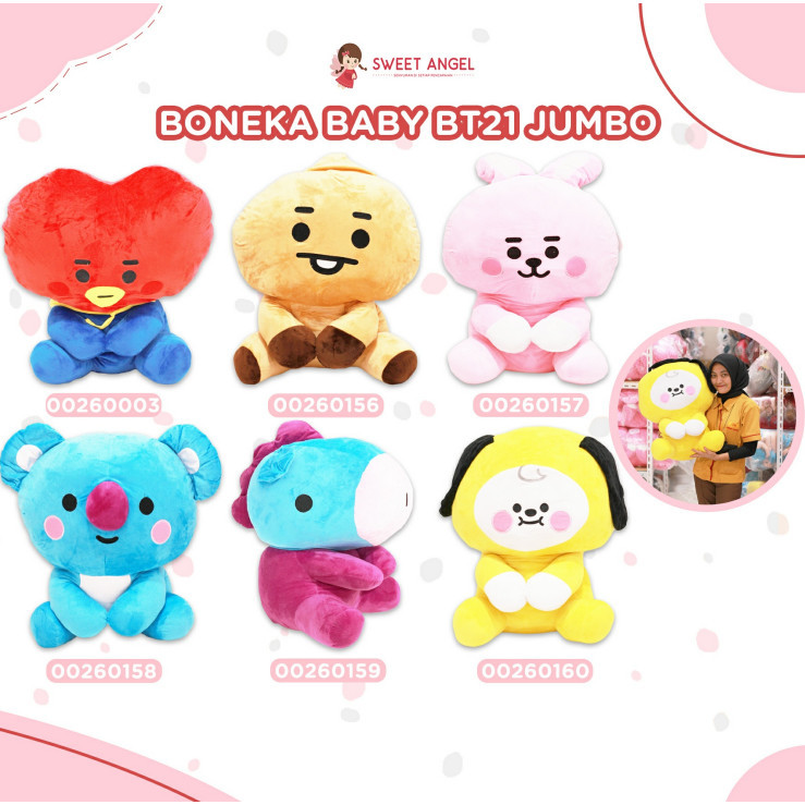 BONEKA BABY BT21 JUMBO 25 " BONEKA BABY BT21 JUMBO 25 "