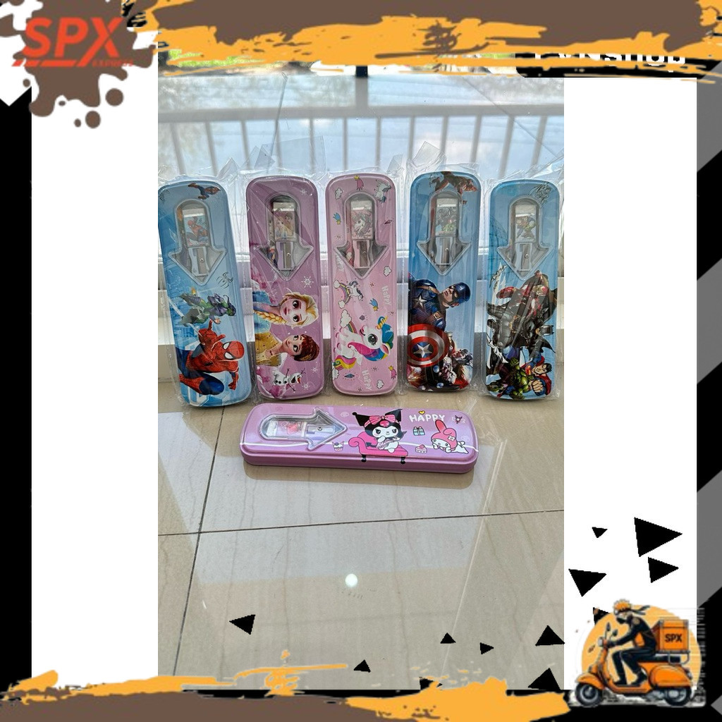 

TRENDING Y99-16 Kotak Pensil Anak Karakter Lucu Lengkap | Tempat Pensil Besi + Pensil, Penghapus, Rautan | Souvenir & Kado Sekolah Y99-16 EVN