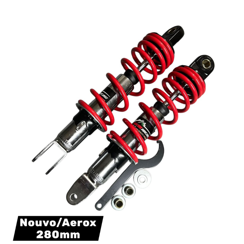 Shockbreaker / shock belakang akai matic nouvo nuovo ukuran 280mm