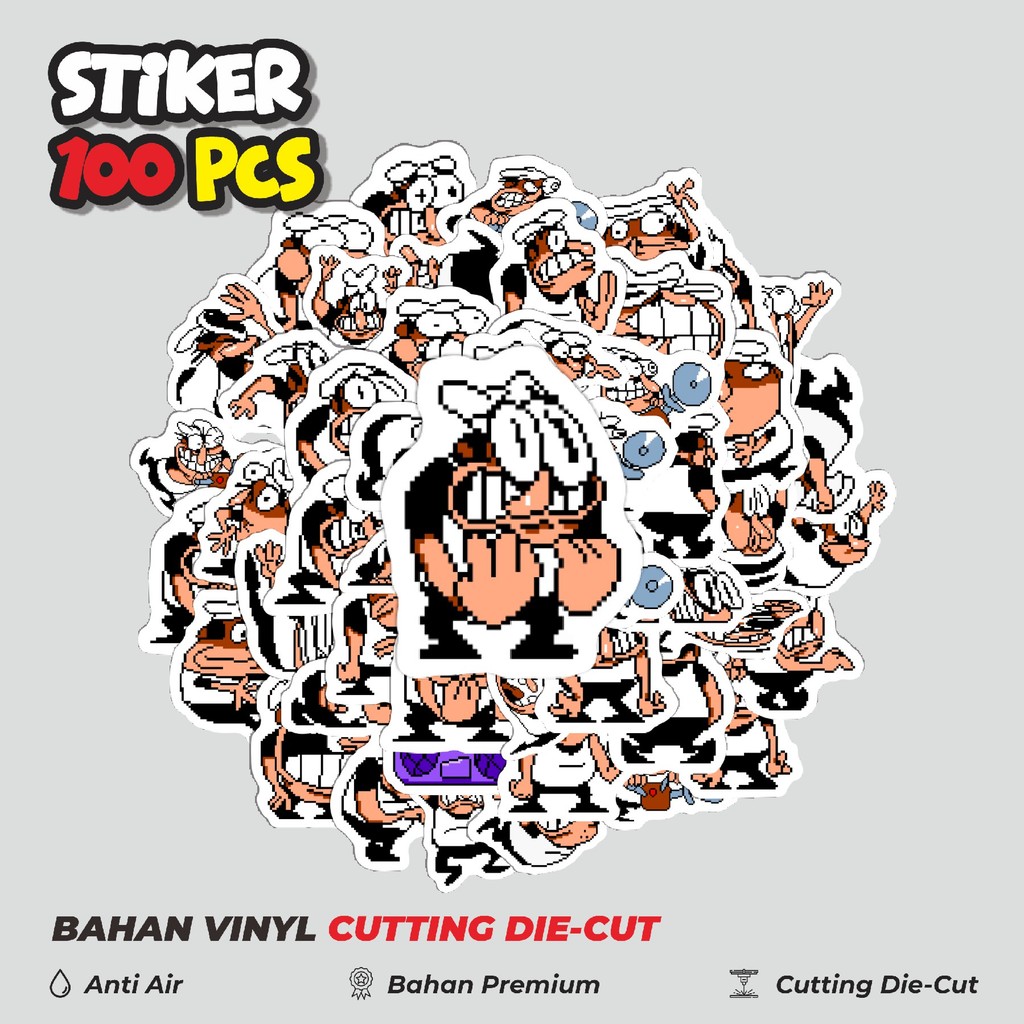 

Terbaru! 50 pcs Pizza T Pepi V1 Dekorasi Lucu Kreatif untuk Notebook, Skateboard, HP