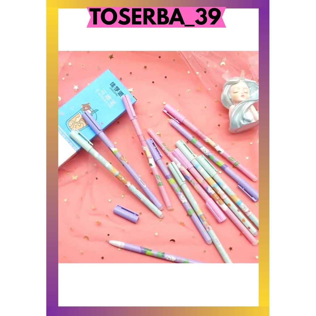 

T39 ERASABLE PEN / PENA BISA DIHAPUS / MAGIC PEN / PULPEN BOLPOIN SOUVENIR ANAK