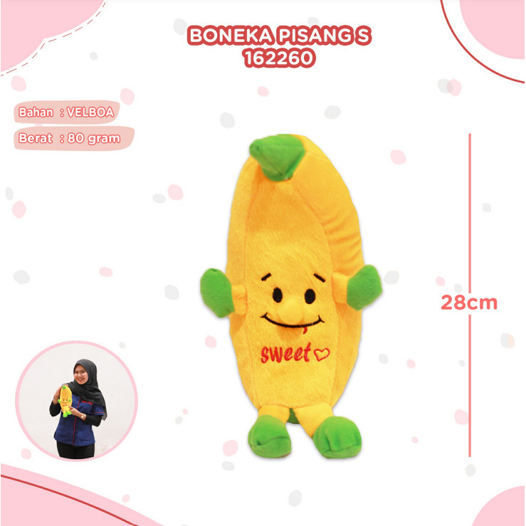 BONEKA PISANG BONEKA PISANG S BUAH S" KECIL