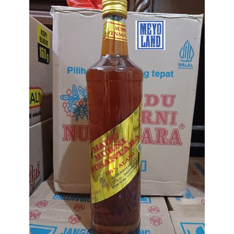 

Madu Murni Asli Nusantara Botol 650 ml 650ml Original 100% Honey