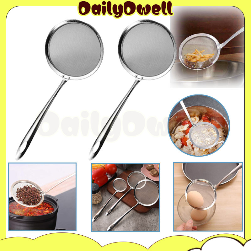 saringan minyak halus stainless steel/saringan minyak tepung kopi teh full stainless/saringan minyak