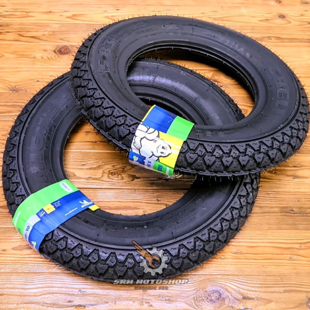 Ban Michelin S83 3.50-10 Ban Vespa Klasik Michelin Ring 10 S83 TUBELES