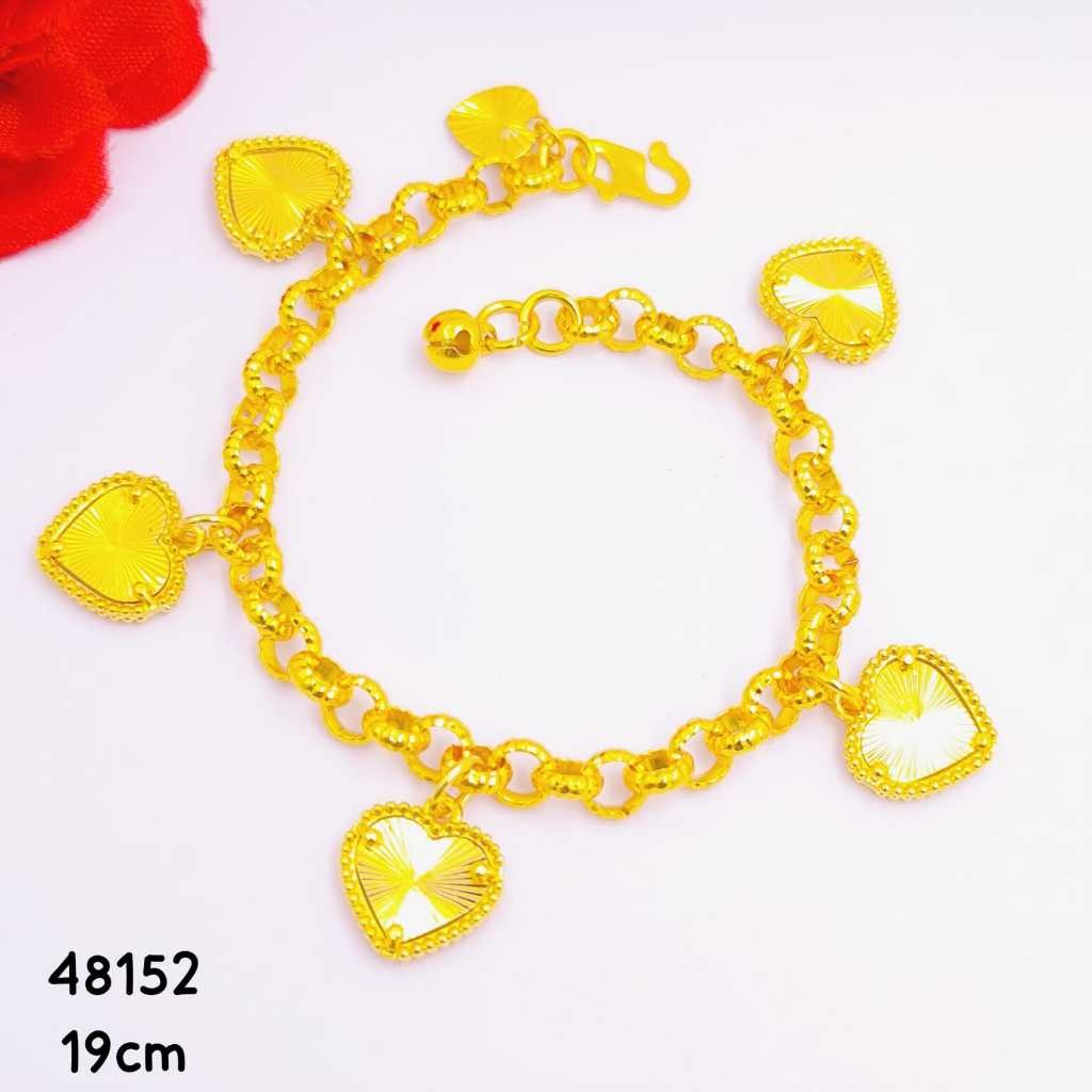 GELANG TANGAN DUBAI LOVE TITANIUM