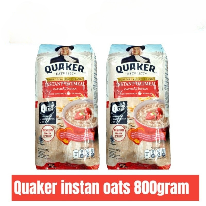 

Quaker instan oats 800gram