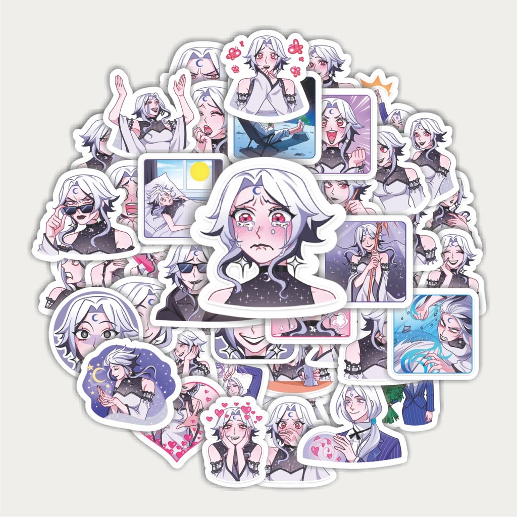 

Sticker Pack Stiker Funny Character Yann The Moon Princess | Sticker TUMBLR | Stiker LAPTOP KOPER HELM