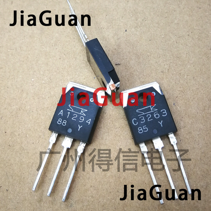 2pairs 2SC3263 2SA1294 High power diode Triode Sanken 1294/3263 TO-3P Audio Power Amplifier tube New