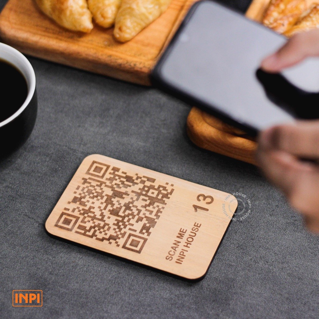 

Nomor Meja QR Papan Tanda Menu Nomor Meja - INPI