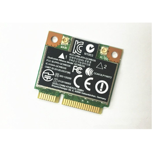 For HP Laptop 690019-001 689457-001 733268-001  AR9565 QCWB335 Mini PCIe WLAN WIFI Wireless Bluetoot