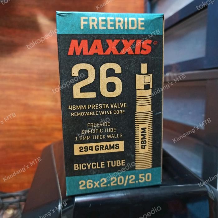 Ban Dalam 26 Maxxis Freeride 26x 2.20 - 2.50 Presta Valve Pentil Kecil