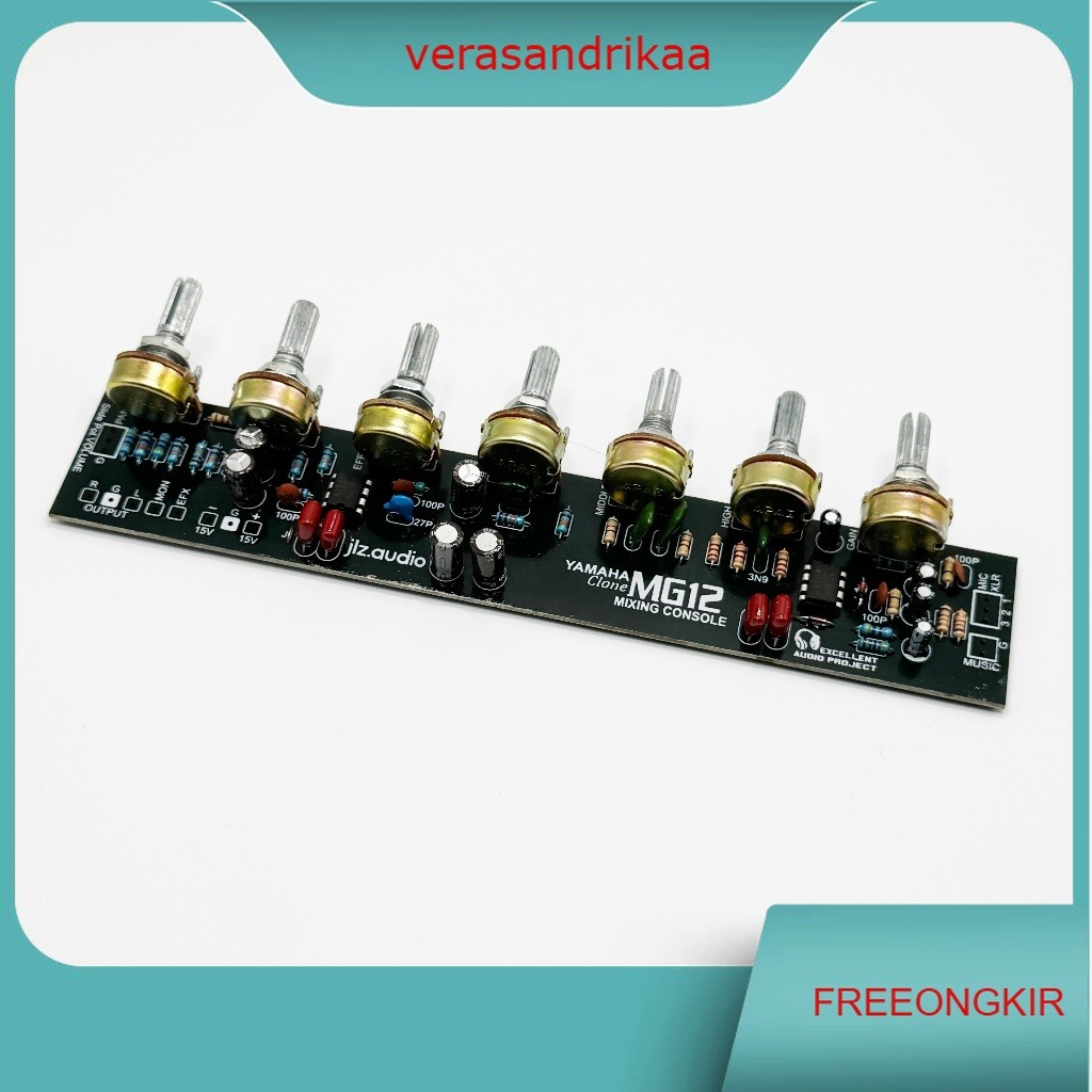 KIT PENGUAT MIC MIXER TONE 7 POTENSIO