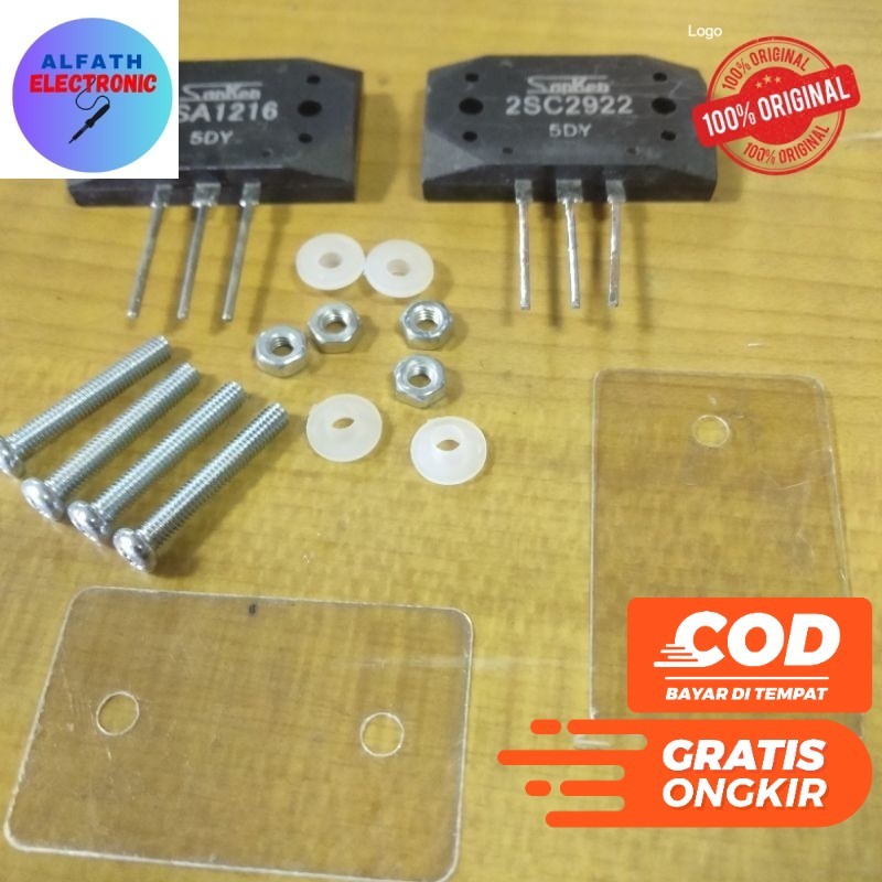 SANKEN 5DY SA1216 SC2922 TR FINAL SANKEN 5DY 2SA1216 2SC2922 BONUS MIKA SATU SET