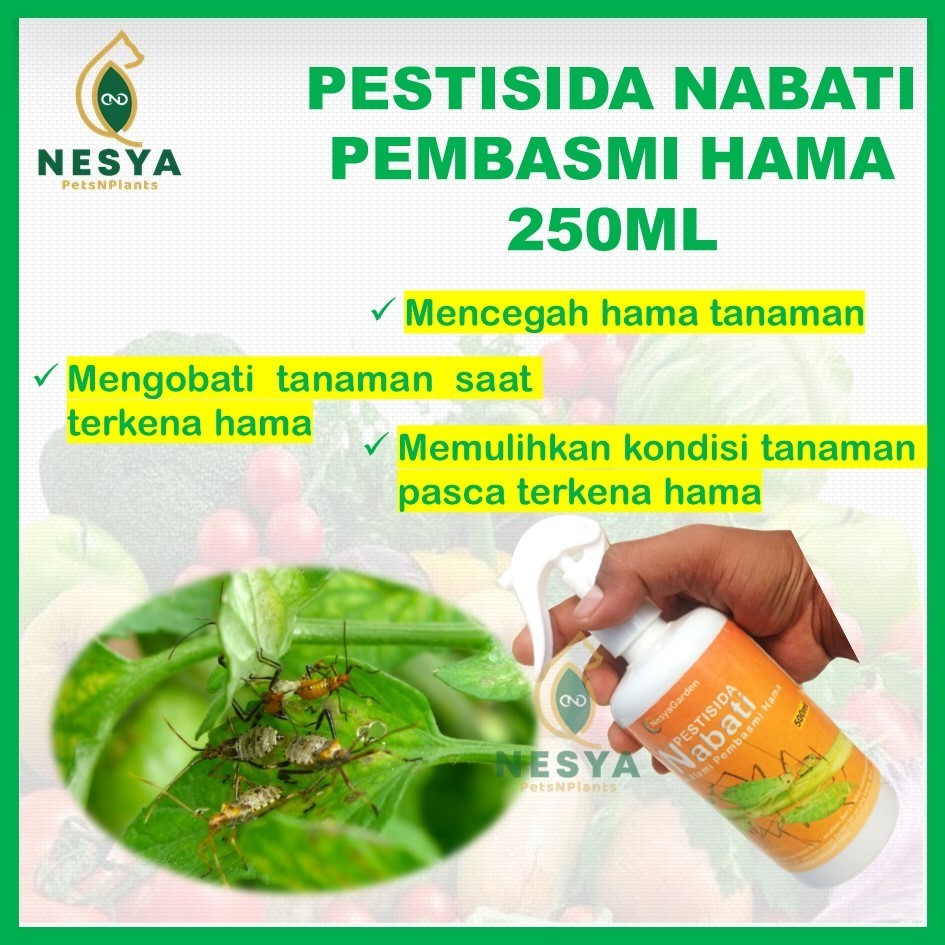 Pestisida Nabati Organik Pencegah Hama Pembasmi Hama 250 ml