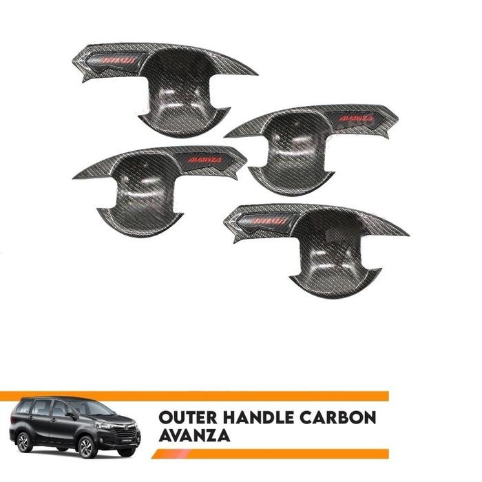 Mangkok Pintu Avanza 2017- 2021 Outer Handle Car Karbon