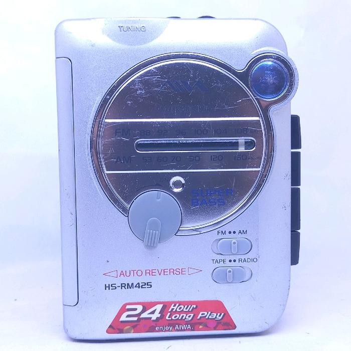 walkman Aiwa HS-RM425 tape player pemutar musik kaset pita radio jadul