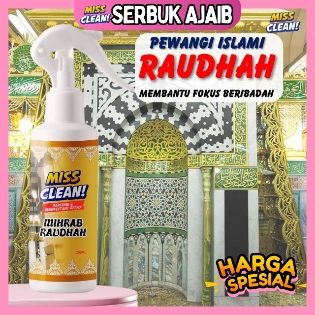 Parfum Miss Clean ibadah Kiswah Raudhah Kasturi