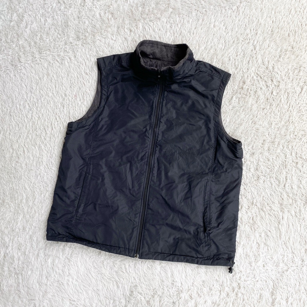 Uniqlo Vintage Vest Reversible Polar Tech Rompi Jacket