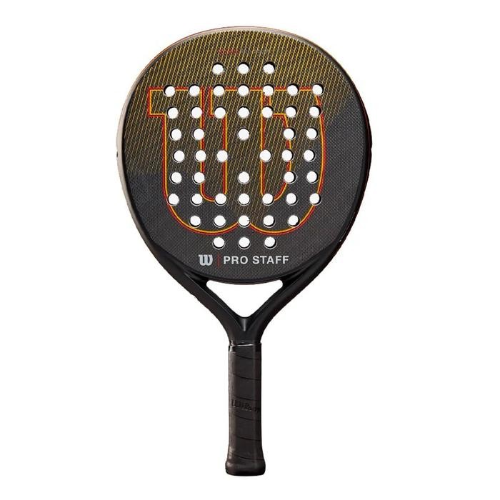WILSON PRO STAFF V2 Advanced Round Full Carbon Racket Padel Original - v2 yellow red [terlaris]