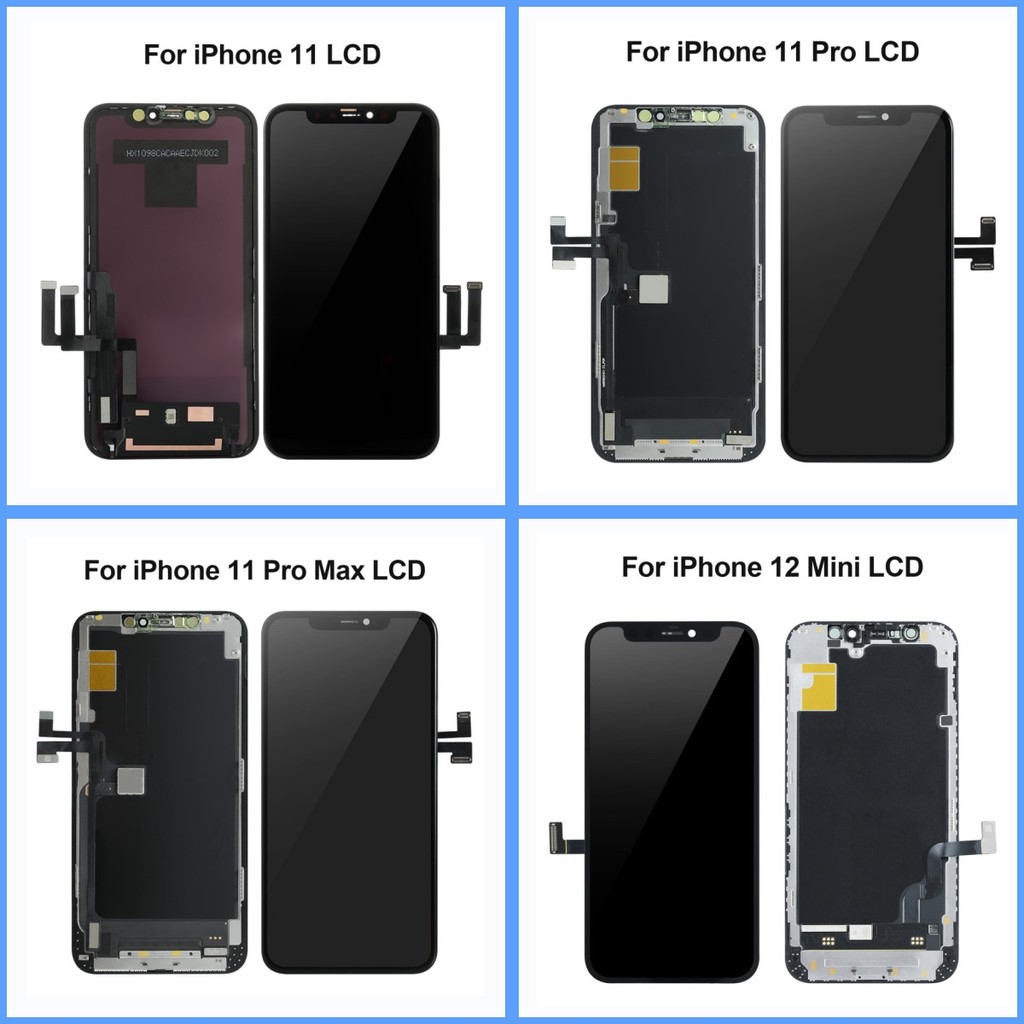 1 Piece RJ Incell Replacement Touch Screen Digitizer LCD Display Assembly for iPhone X XR XS 11 12 1