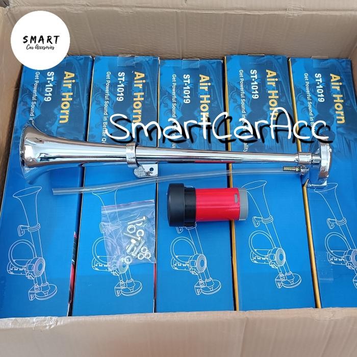Klakson Air Horn Terompet 1 Corong Dinamo Mobil Truk 12Volt 24Volt - 12VOLT