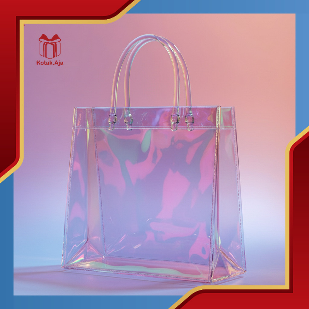 Tas Mika PVC Hologram / Tote Bag PVC Hologram / Tas Mika Hologram I ACHH01-ACHH15