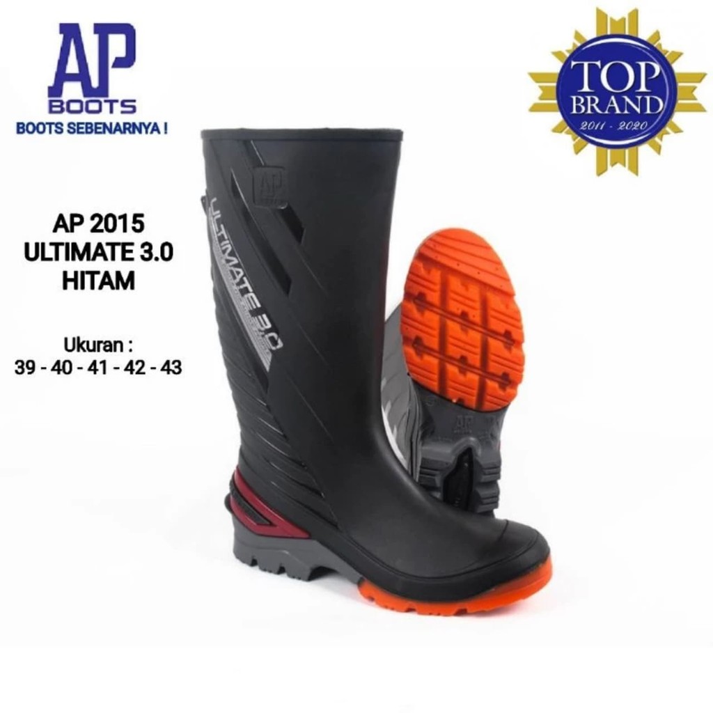 Sepatu AP Boots Ultimate 3.0 HITAM