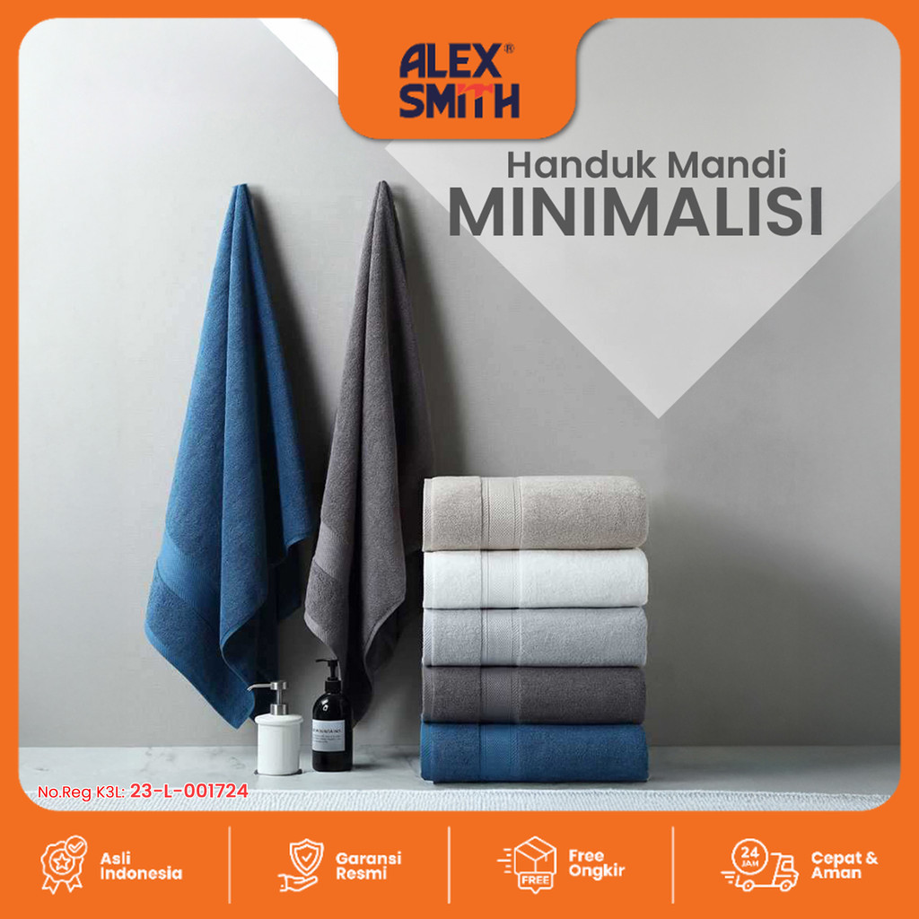 Goto Morwish Bath Towel Handuk Mandi Jumbo Dewasa Polos Lembut Halus