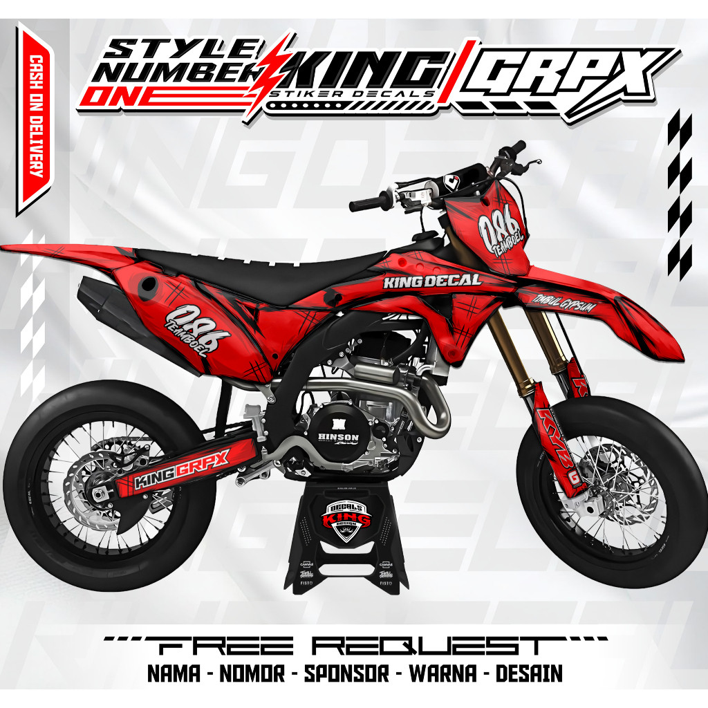 DEKAL / DECAL   KLX GORDON FULL BODY / STIKER KLX GORDON / STIKER GORDON /  GORDON FULL BODY CUSTOME