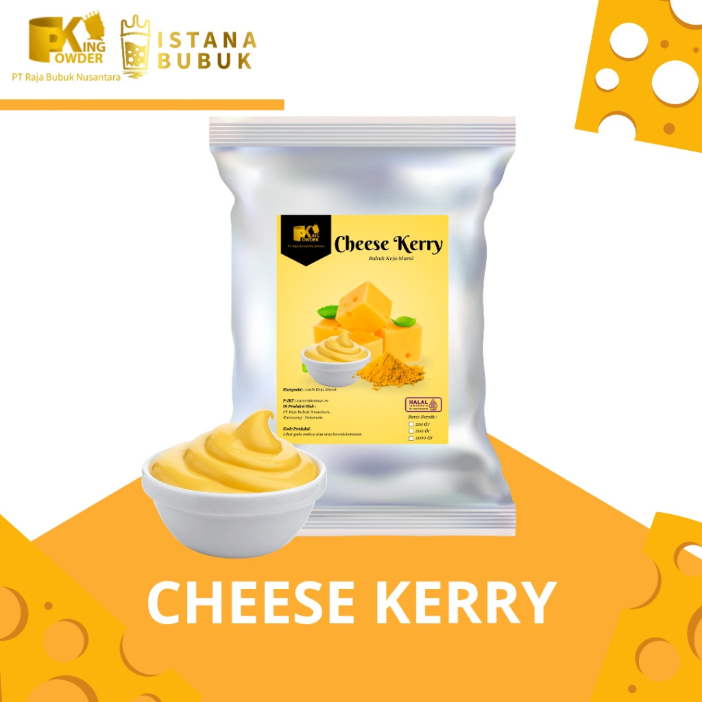 Cheese Kerry 1kg Pure Keju Bubuk Murni 100%