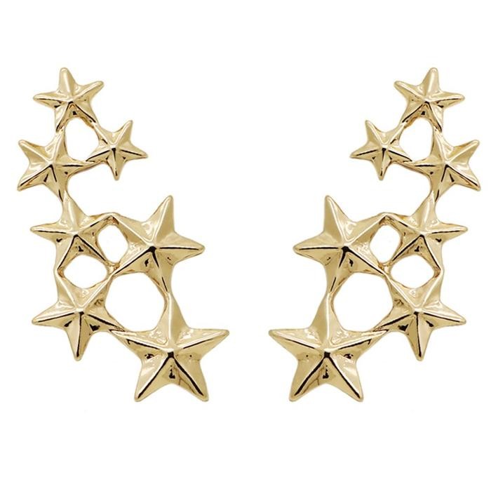 Bros Gaya Korea, Pin Kerah Indah, Bros Bintang Enam, Pin Bintang Kerah Bintang Import Best Quality -