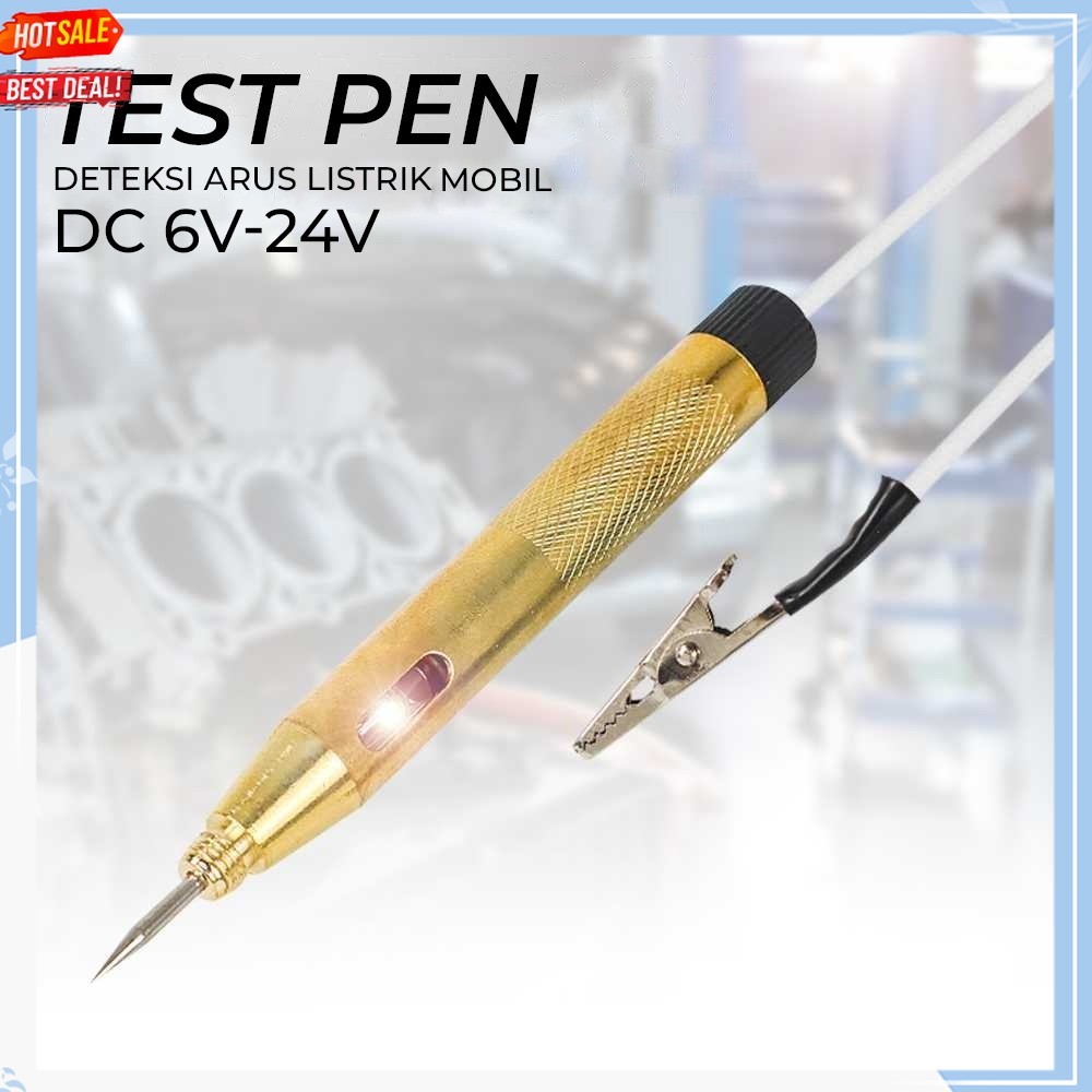 EPS5 Tespen Digital DC Tester Testpen Kelistrikan Listrik Mobil Motor  Universal Digital Obeng Testp