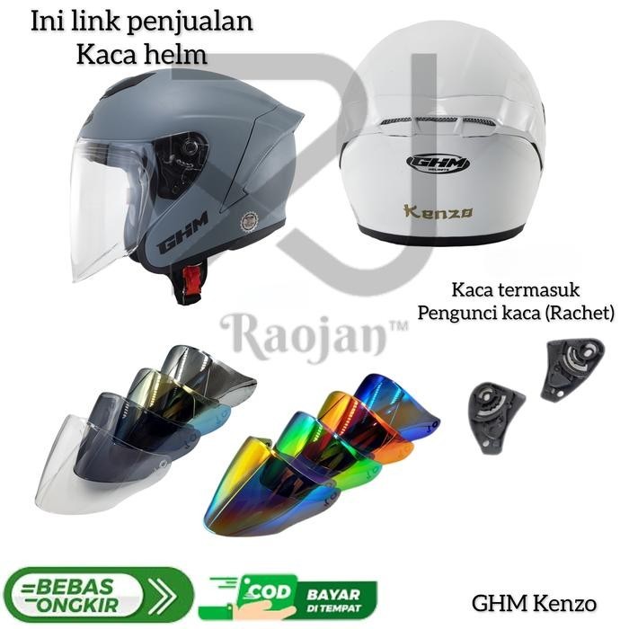 Kaca helm GHM Kenzo Visor helm GHM Kenzo