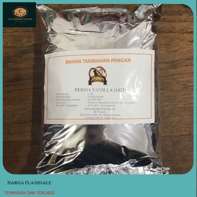 Vanili Bubuk - Perisa Vanilla Wangi Susu Vanila Bubuk Hamer isi 1kg