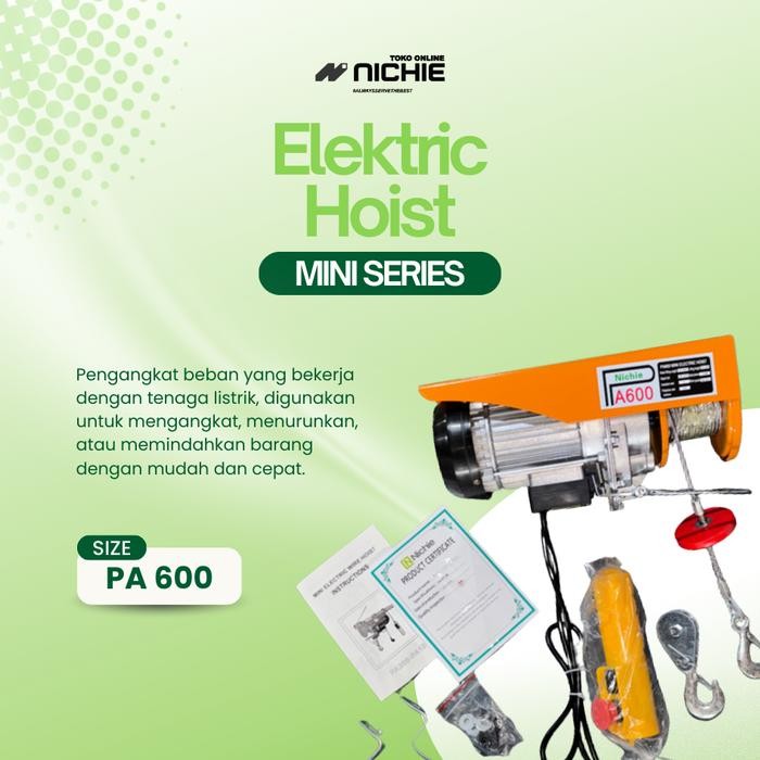 ELEKTRIK HOIST ( MINI SERIES ) NICHE - Elektrik Hoist PA 600