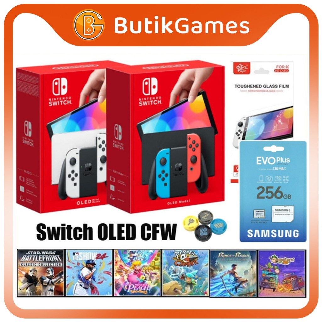 Nintendo Switch OLED CFW 256GB Full Game Second BekasMurah
