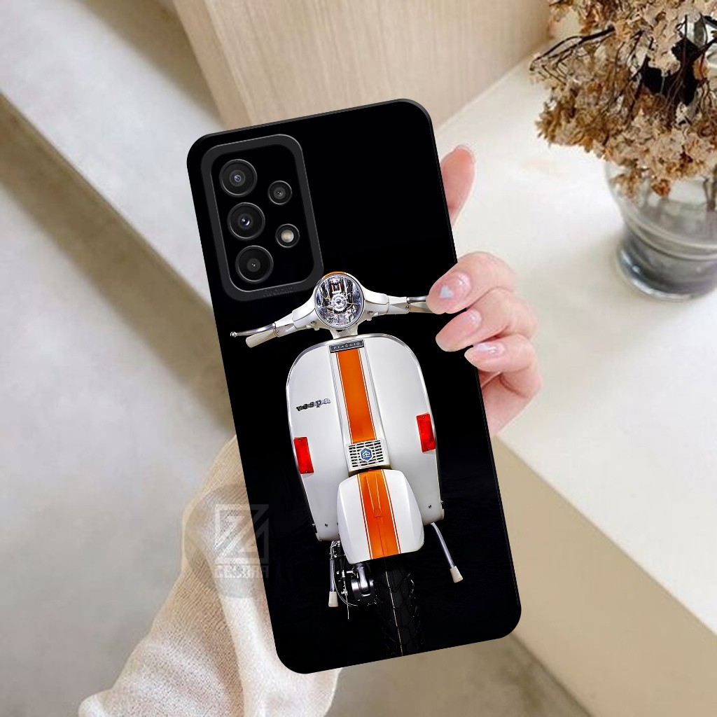 Case Samsung Galaxy A73 - Fashion Case Vespa - Softcase Samsung Galaxy A73 - Case Pro Camera -  Kesi