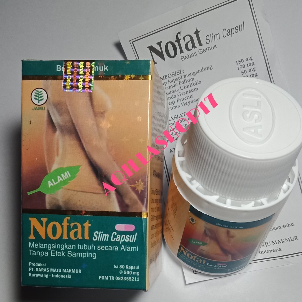 (n) F4T pelansing Original | NoFat Slim Capsule orgnl pabrik bye toko suksesmakmur