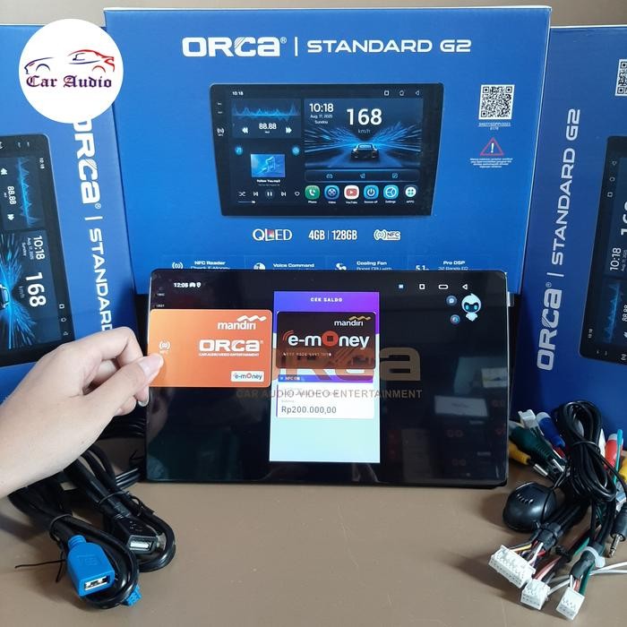 Double din ANDROID ORCA ADR 1088 Head Unit 10.1" Android CVJA