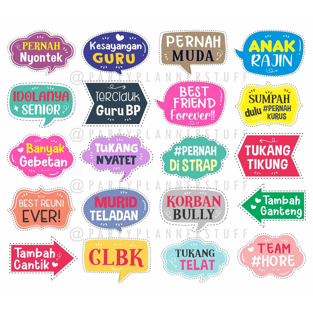 Reuni fun props photobooth property reuni acc foto properti foto photo booth acc dekor reuni custom