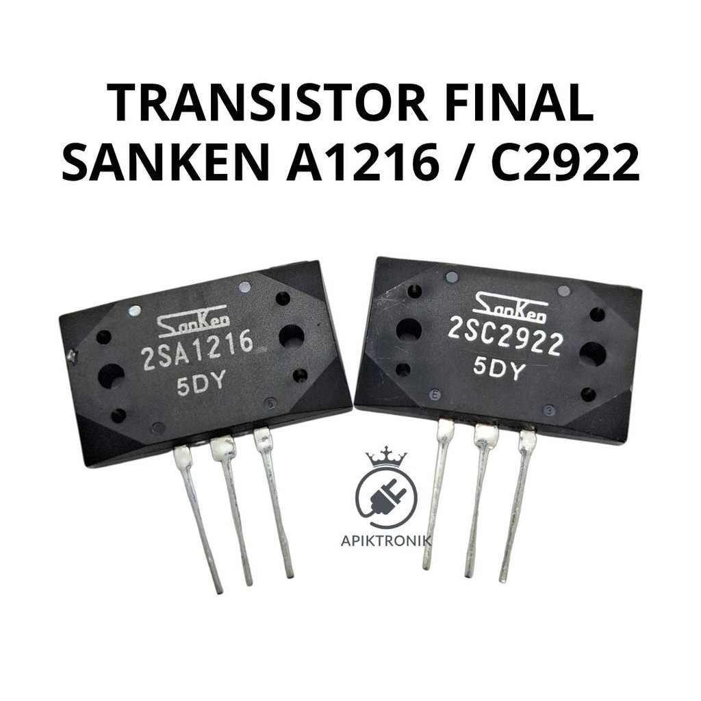 Transistor Final Sanken A1216 / C2922 – 5DY Original Audio Power