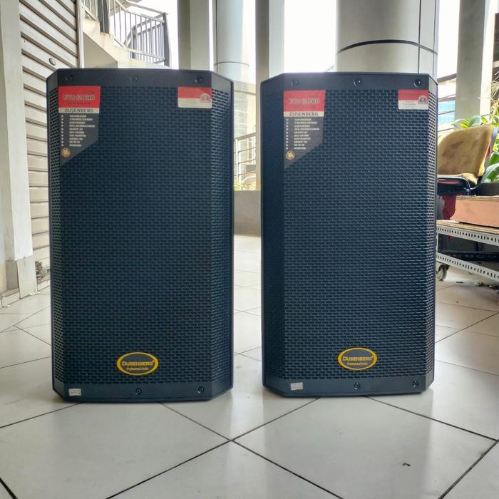 speaker aktif 12 inch sepasang Dusenberg EVO12PRO USB Bluetooth TWS