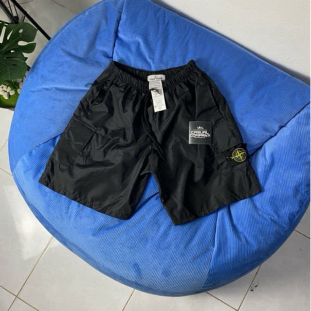 celana cargo pendek parasut stone island original 1:1 fulltag