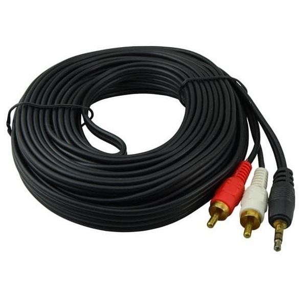 Kabel Audio to 2 RCA 10 meter