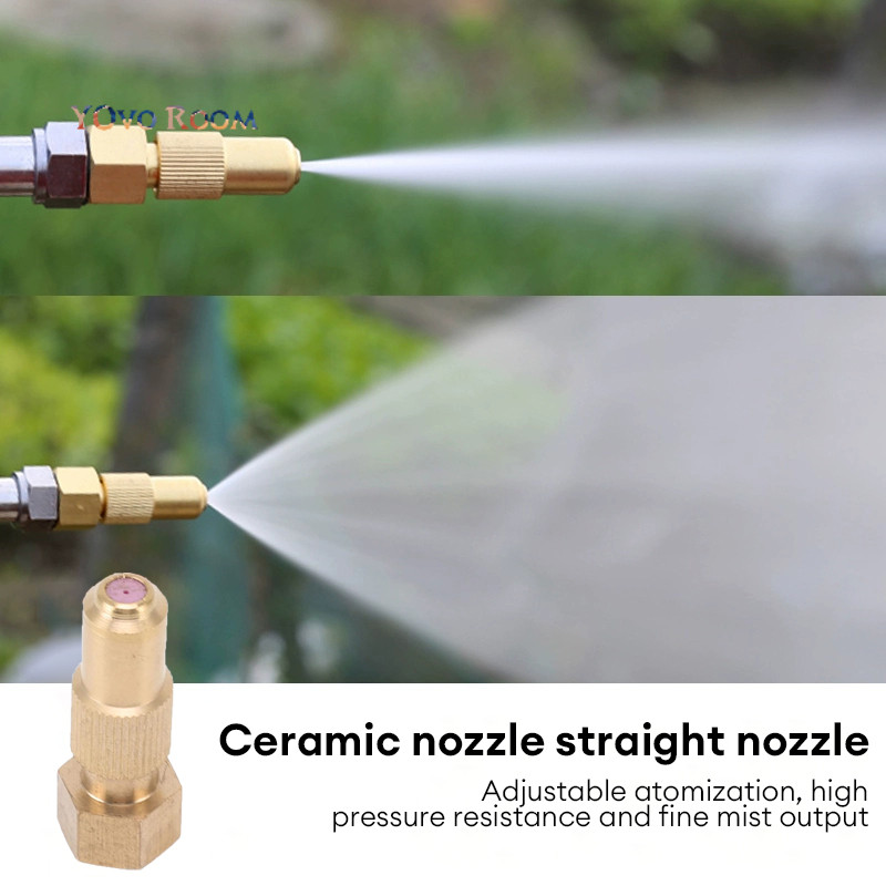 Keramik Chip Penyesuaian /Nozzle Tembaga Nozzle langsung Sprayer/ NOZEL KERAMIK SHIELD/Nosel Kuninga