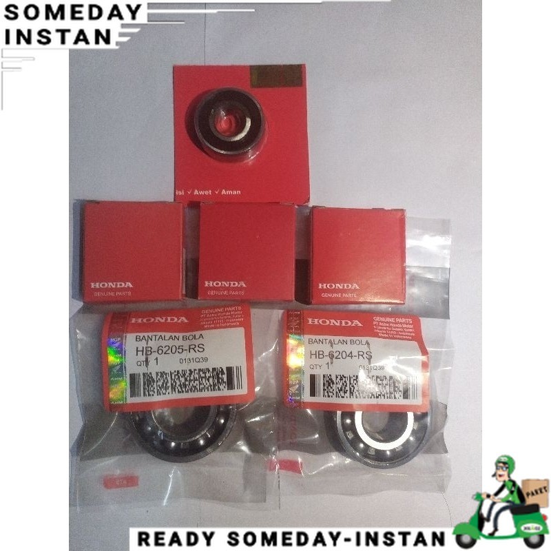 HB- 1 SET LAHER BEARING gearbox rasio set HONDA vario 125 150 pcx 125 (isi 6pcs)/ suku cadang sparep