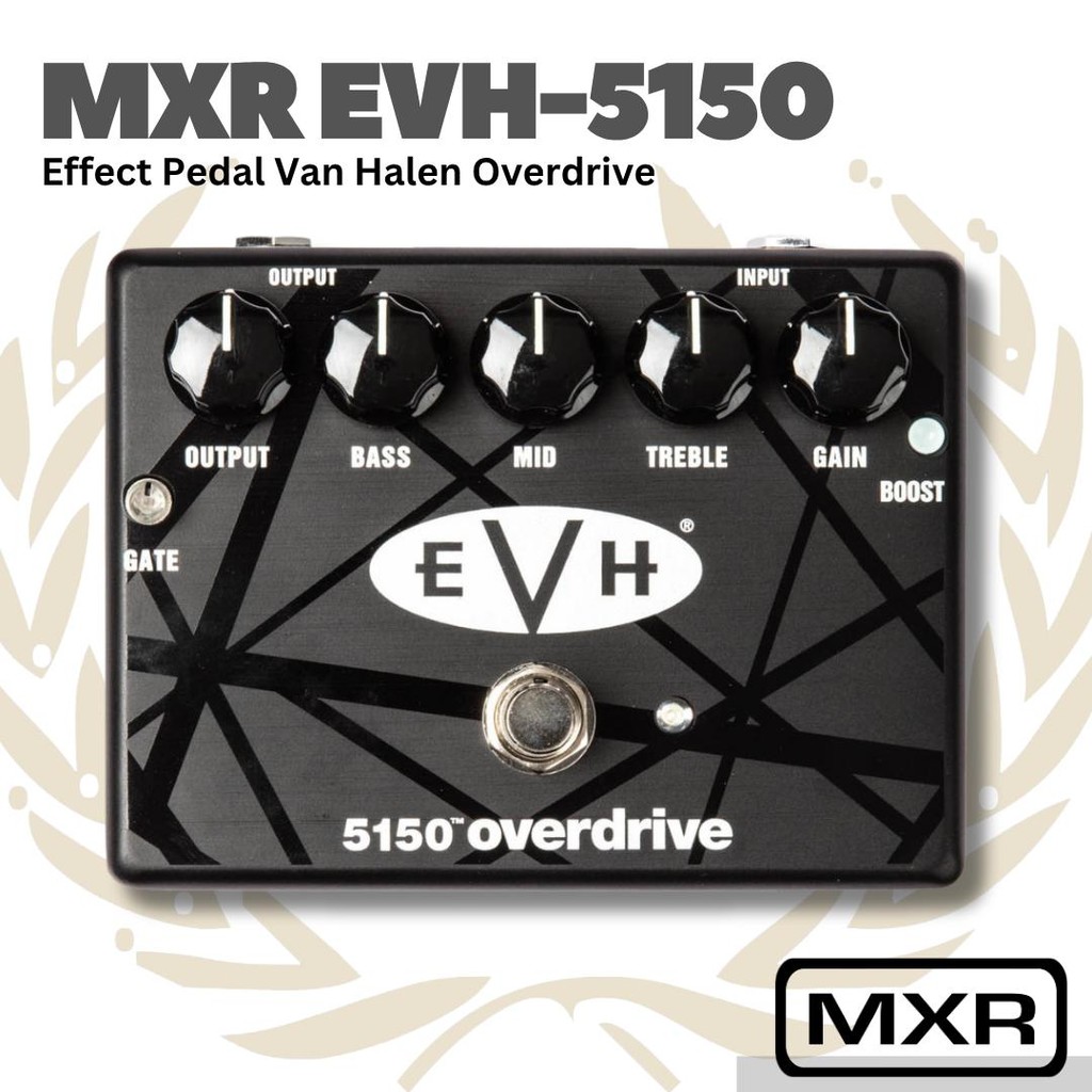 MXR EVH 5150 Overdrive Guitar Effects Pedal - EVH-5150 Efek Pedal EVH5150