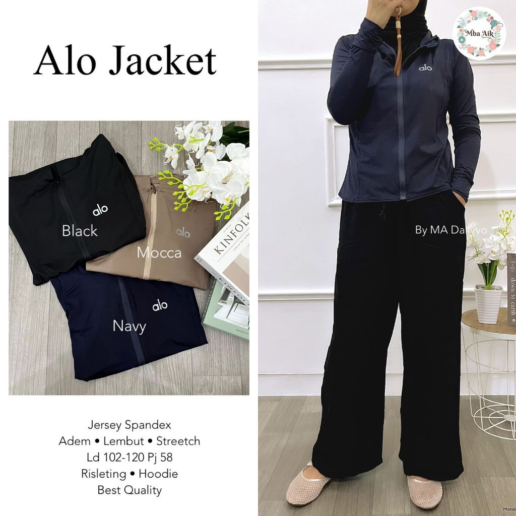 0GA0BE Pakaian CasuaL Wanita HQ ALO JACKET From mA